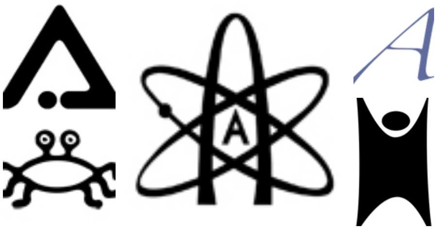 Atheist Republic Symbol Atomic Whirl Sticker  Spreadshirt