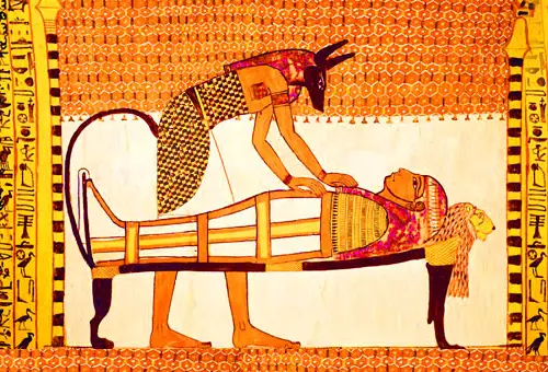anubis mural